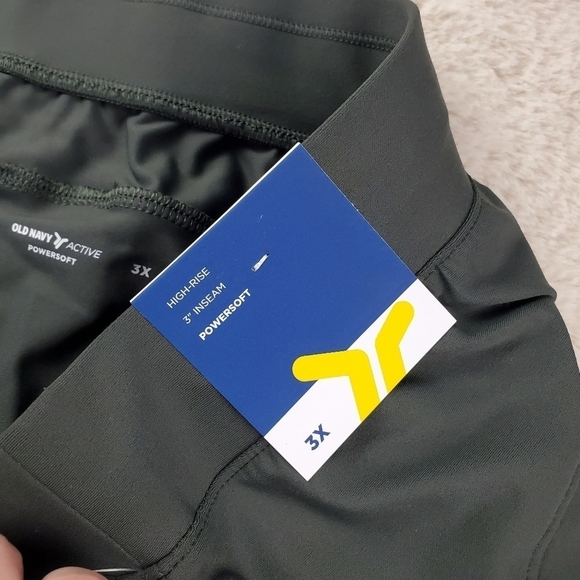 Old Navy High-Waisted PowerSoft Loose Shorts Lost in the Woods BNWT 3X - Picture 12 of 16